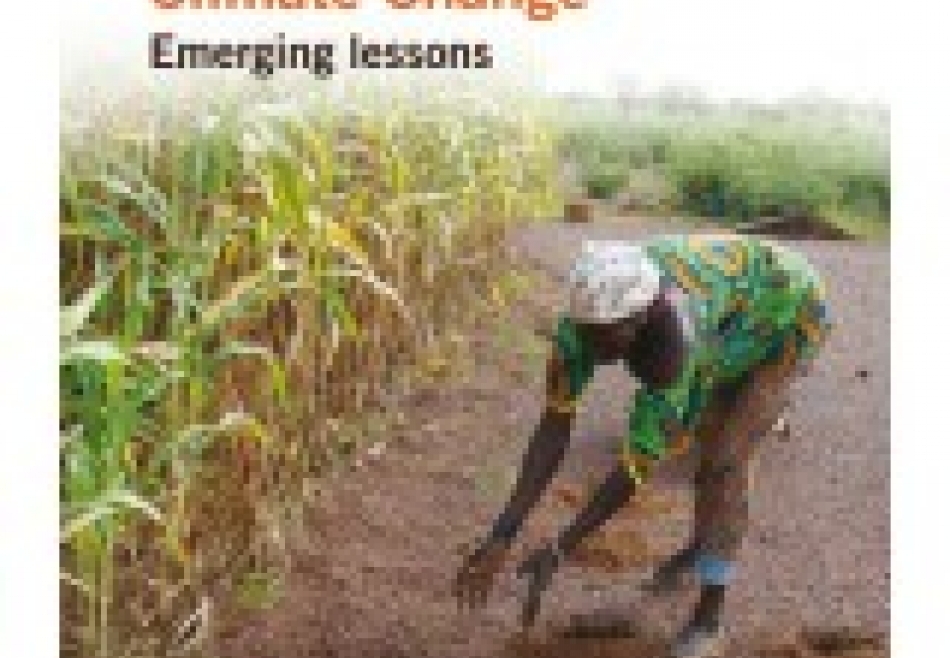 Charter 9. Strengthening the food for assets approach for community based adaptation in community based adaptation to climate change: emerging lessons