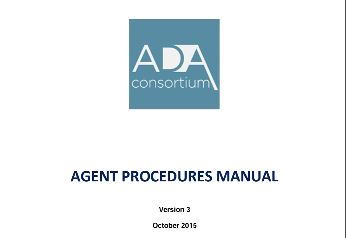 Agents County Climate Change Fund Procedure manual.