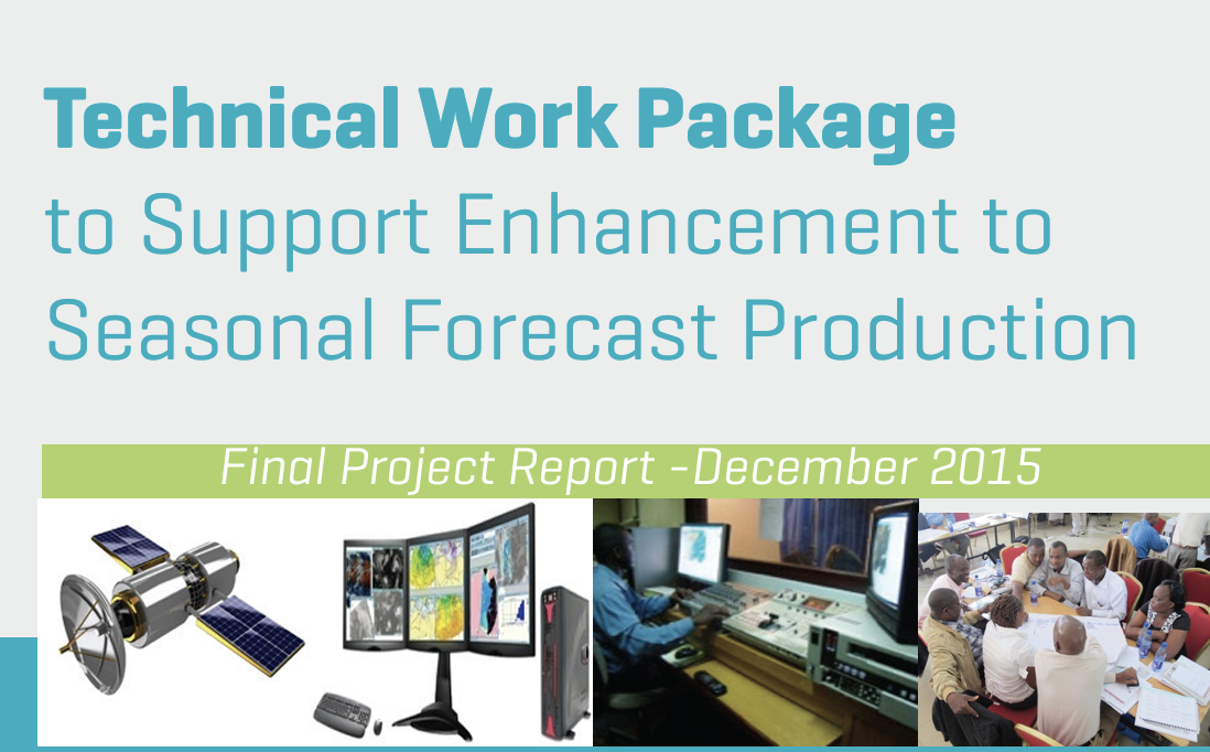 Technical work package to support enhancement to seasonal forecast production